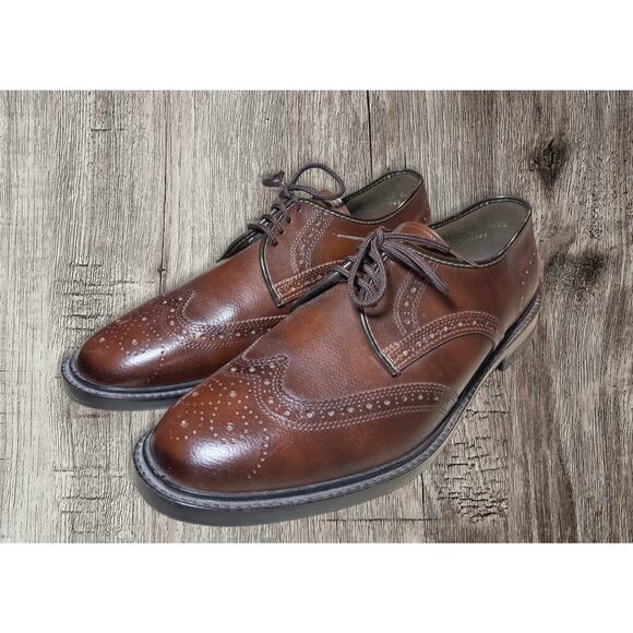 Vintage JB Stafford wingtip men’s dress shoes size 10 main image 6